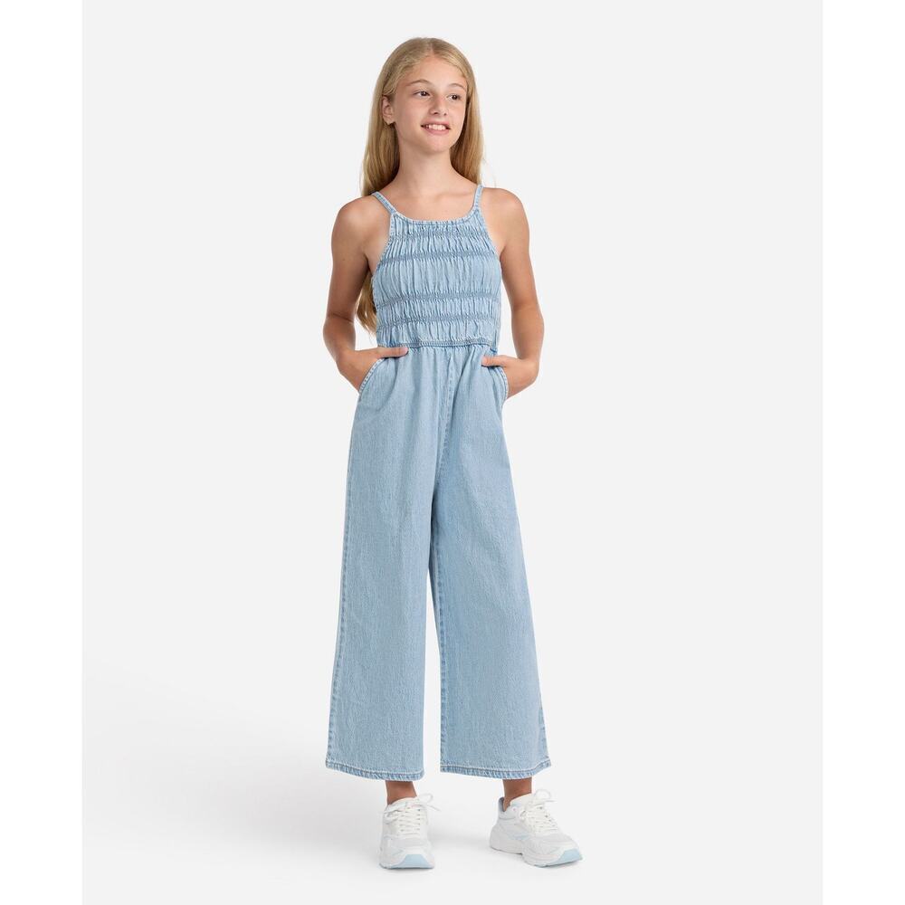 Abercrombie Kids Girls Blue Sleeveless High Neck Jumpsuit Size 13/14